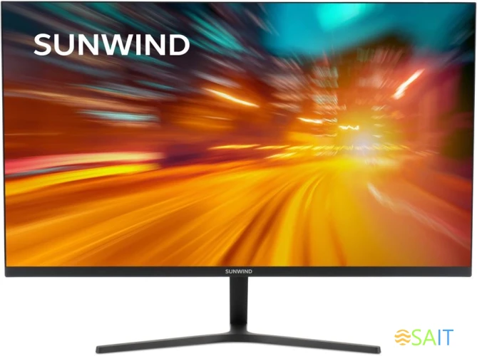 Монитор SunWind 23.8" SM-24FI401 черный IPS LED 1ms 16:9 HDMI матовая 250cd 178гр/178гр 1920x1080 180Hz G-Sync FreeSync DP FHD 2.79кг