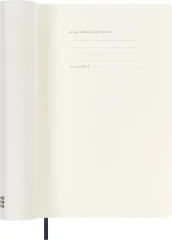 Еженедельник Moleskine ACADEMIC SOFT WKNT Large 130х210мм датир.18мес 208стр. мягкая обложка синий