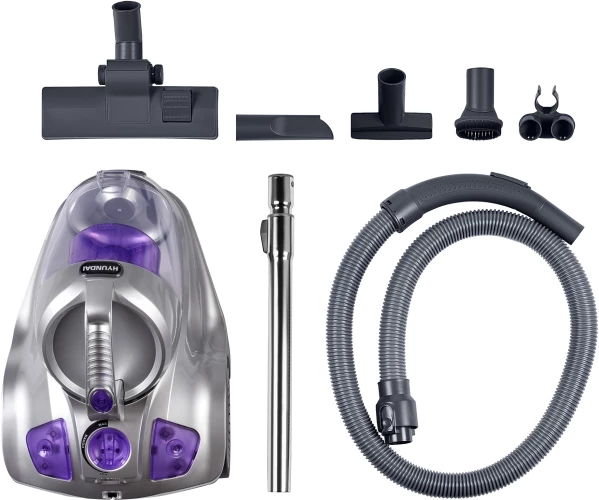 Пылесос Hyundai HYV-C4580 2400Вт белый/сиреневый