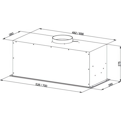 Встраиваемая вытяжка Kuppersberg Kuppersberg BIM 600 White