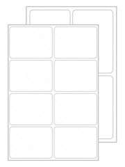 Этикетки Avery Zweckform Living 62025 47.5x35мм 6шт на листе/70г/м2/4л./белый самоклей. универсальная