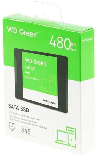 Накопитель SSD WD SATA-III 480GB WDS480G3G0A Green 2.5"