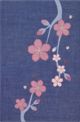 Блокнот Moleskine LIMITED EDITION SAKURA LESU08QP060BOX Large 130х210мм обложка текстиль 176стр. линейка твердая обложка подар.кор. синий 2025