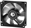 Вентилятор для корпуса ID-Cooling NO-8025-SD 80х80x25 черный 3-pin 21дБ Ret