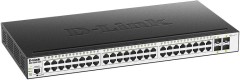 Коммутатор D-Link DGS-3000-52X/B 48x1Гбит/с 4SFP+ управляемый