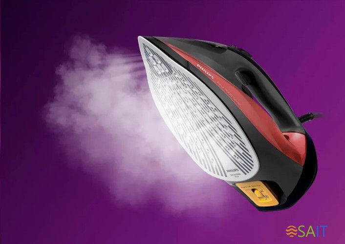 Утюг Philips DST7022/40 2800Вт черный/красный