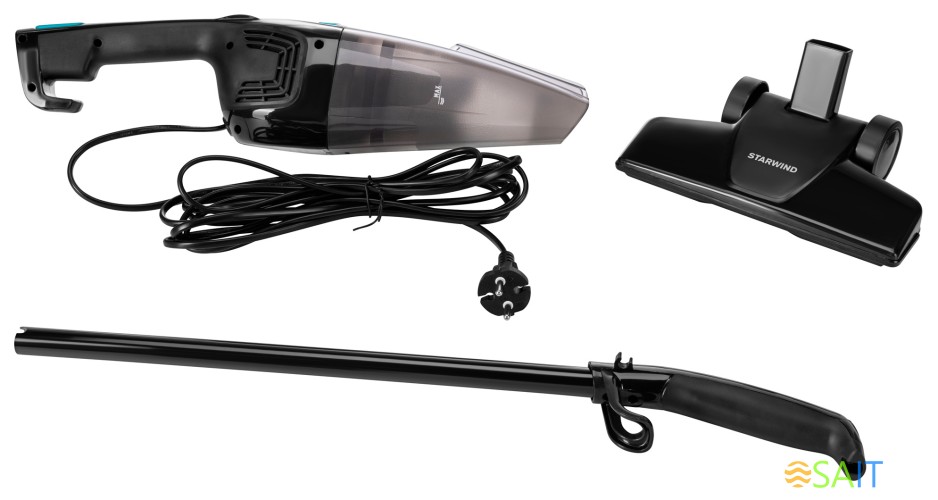 Пылесос ручной Starwind SCH1550 800Вт черный