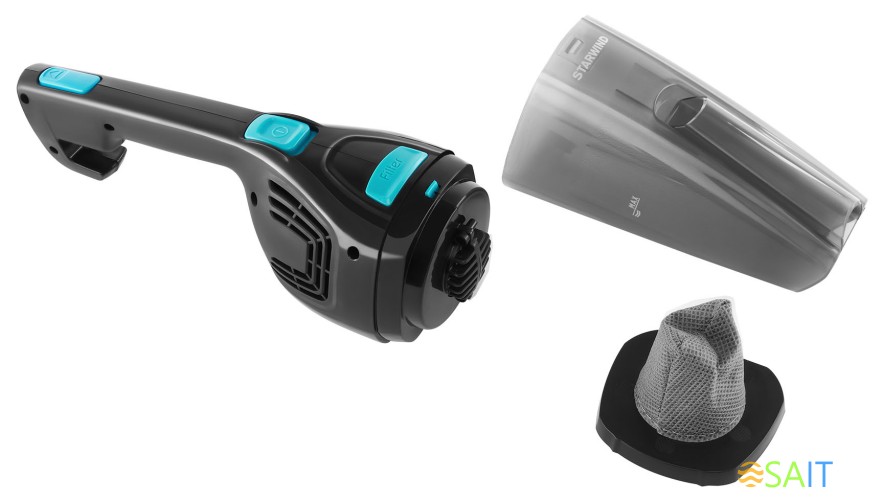 Пылесос ручной Starwind SCH1550 800Вт черный