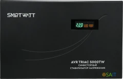 Стабилизатор напряжения Smartwatt AVR Triac 5000TW 5000ВА черный