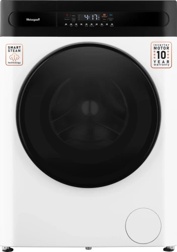 Стиральная машина Weissgauff WMD 46148 DC Inverter Steam класс: B загр.фронтальная макс.:8кг (с сушкой) белый инвертор