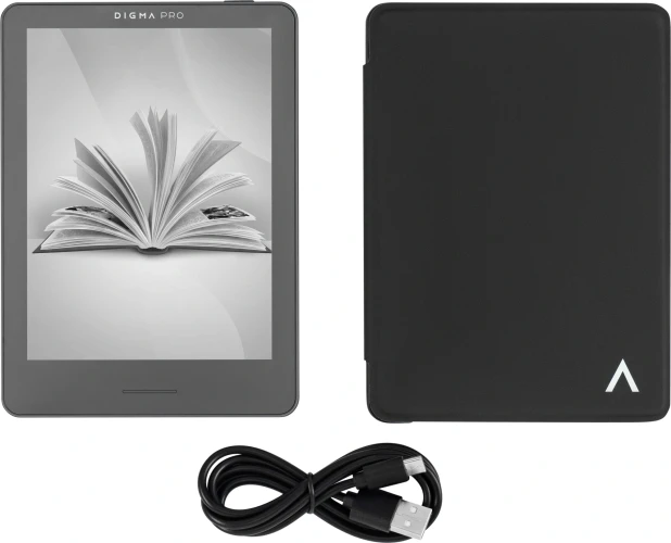 Электронная книга Digma pro MOON 6 6" E-Ink Carta 758x1024 1.8Ghz 1Gb/32Gb/SD/microSDHC/подсветка дисплея темно-серый