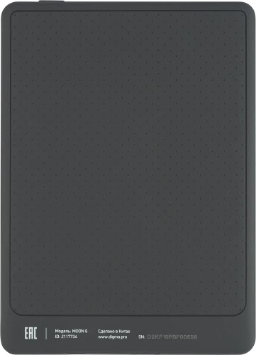 Электронная книга Digma pro MOON 6 6" E-Ink Carta 758x1024 1.8Ghz 1Gb/32Gb/SD/microSDHC/подсветка дисплея темно-серый