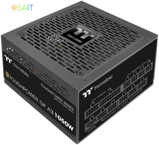 Блок питания Thermaltake ATX 1050W Toughpower GF A3 Gen.5 80+ gold 24pin APFC 120mm fan 12xSATA Cab Manag RTL