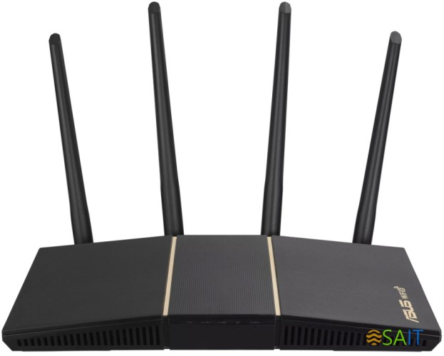 Роутер беспроводной Asus RT-AX57 AX3000 10/100/1000BASE-TX черный