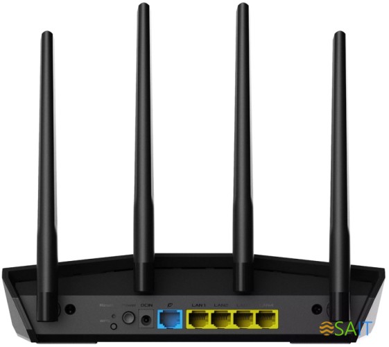 Роутер беспроводной Asus RT-AX57 AX3000 10/100/1000BASE-TX черный