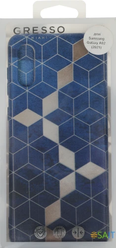 Чехол (клип-кейс) Gresso для Samsung Galaxy A02 Meridian синий (GR17AAAE8920)