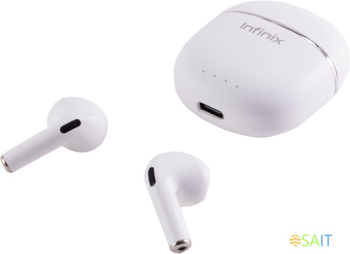 Гарнитура вкладыши Infinix XBuds XE23 белый беспроводные bluetooth в ушной раковине (10311755)