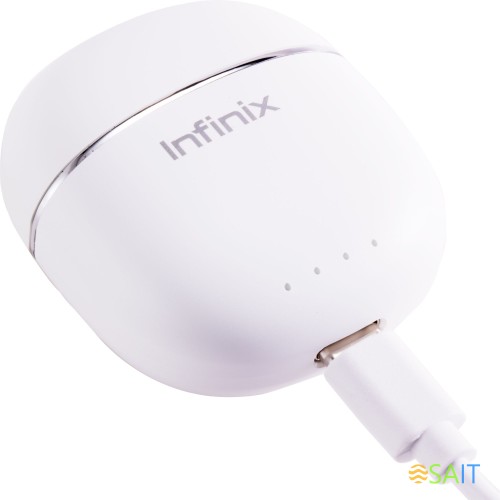 Гарнитура вкладыши Infinix XBuds XE23 белый беспроводные bluetooth в ушной раковине (10311755)