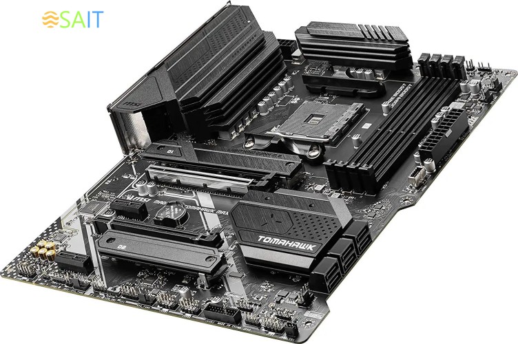 Материнская плата MSI MAG B550 TOMAHAWK MAX WIFI Soc-AM4 AMD B550 4xDDR4 ATX AC`97 8ch(7.1) 2.5Gg RAID+HDMI+DP