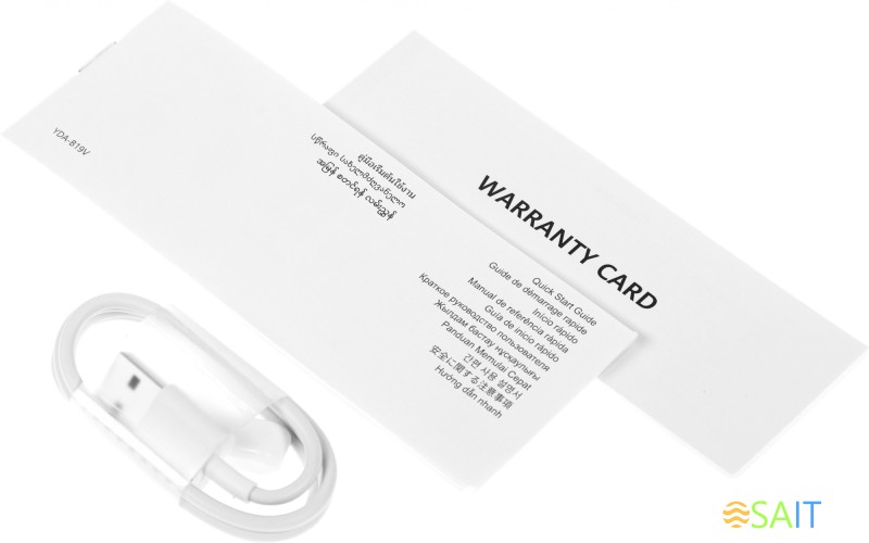 Смарт-часы Huawei Watch Fit 2 Yoda-B19V 1.74" AMOLED корп.золотистый рем.белый разм.брасл.:140-210мм (55029265)