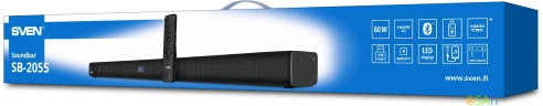 Саундбар Sven SB-2055 1.0 черный 80Вт BT