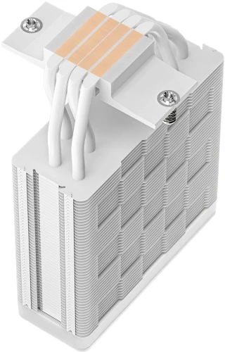 Устройство охлаждения(кулер) Deepcool AG400 Wh V2 ARGB Soc-AM5/AM4/1200/1700/1851 белый 4-pin 31.6dB Al+Cu 220W 643gr Ret (R-AG400-WHAMMN-GJD)