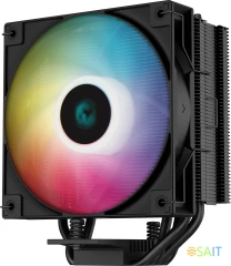 Устройство охлаждения(кулер) Deepcool AG400 Bk ARGB Soc-AM5/AM4/1200/1700/1851 черный/белый 4-pin 31.6dB Al+Cu 220W 614gr Ret (R-AG400-BKANMC-G-2)