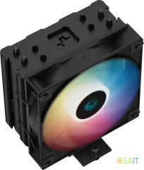 Устройство охлаждения(кулер) Deepcool AG400 Bk ARGB Soc-AM5/AM4/1200/1700/1851 черный/белый 4-pin 31.6dB Al+Cu 220W 614gr Ret (R-AG400-BKANMC-G-2)