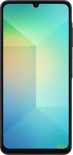 Смартфон Samsung SM-A065F Galaxy A06 128Gb 6Gb черный моноблок 3G 4G 2Sim 6.7" 720x1600 Android 14 50Mpix 802.11 a/b/g/n/ac GPS GSM900/1800 GSM1900 microSD max1024Gb