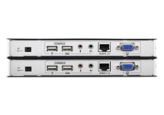 Удлинитель консоли (клав./мышь USB+мон.+аудио+RS232) на 200м ATEN CE750A