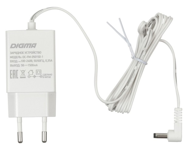 Фоторамка Digma 10.1" PF-1043 IPS 1280x800 белый пластик ПДУ Видео