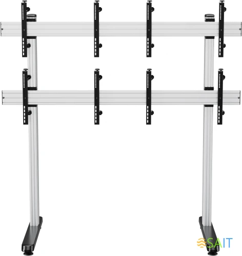 Стойка для телевизора Cactus CS-FS-TV4-PRO черный 32"-70" макс.50кг напольный мобильный