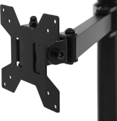 Кронштейн для мониторов ЖК Buro BU-M051-M черный 17"-32" макс.8кг крепление к столешнице поворот и наклон