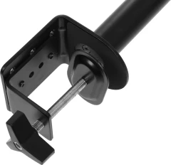 Кронштейн для мониторов ЖК Buro BU-M051-M черный 17"-32" макс.8кг крепление к столешнице поворот и наклон