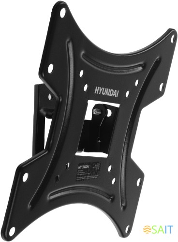Кронштейн для телевизора Hyundai GL-R2 черный 13"-48" макс.20кг настенный поворот и наклон