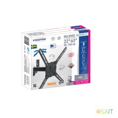 Кронштейн для телевизора Kromax ATLANTIS-15 темно-серый 22"-65" макс.40кг настенный поворот и наклон