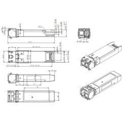 Модуль SNR SNR-SFP+W37-3
