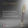 Ручка шариков. Parker Sonnet Pioneers K542 (2201051) Arrow Grey GT M черн. черн. подар.кор.
