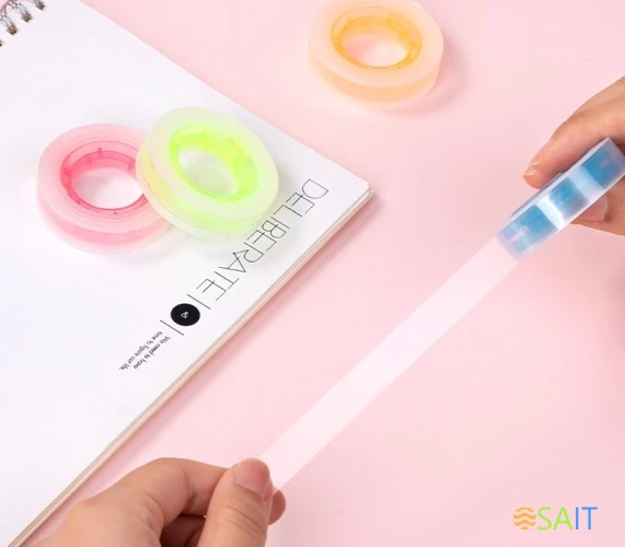 Клейкая лента канцелярская Deli EA690 прозрачная шир.12мм дл.27м 38мкр (упак.:4шт)