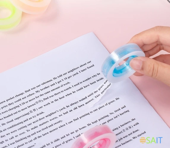 Клейкая лента канцелярская Deli EA690 прозрачная шир.12мм дл.27м 38мкр (упак.:4шт)