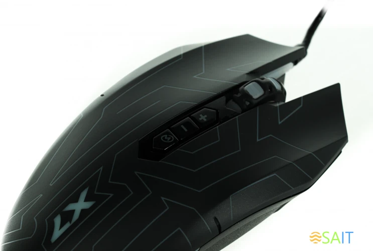 Мышь A4Tech X77 черный оптическая 2400dpi USB 8but (X77 (MAZE))
