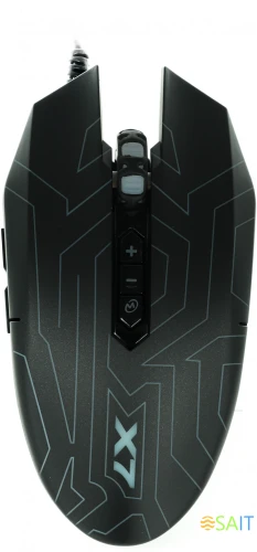 Мышь A4Tech X77 черный оптическая 2400dpi USB 8but (X77 (MAZE))