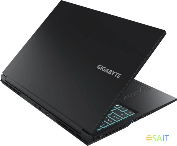 Ноутбук Gigabyte G6 Core i5 13500H 16Gb SSD512Gb NVIDIA GeForce RTX4050 6Gb 16" IPS FHD+ (1920x1200) Free DOS black WiFi BT Cam (MF-52KZ853SD)