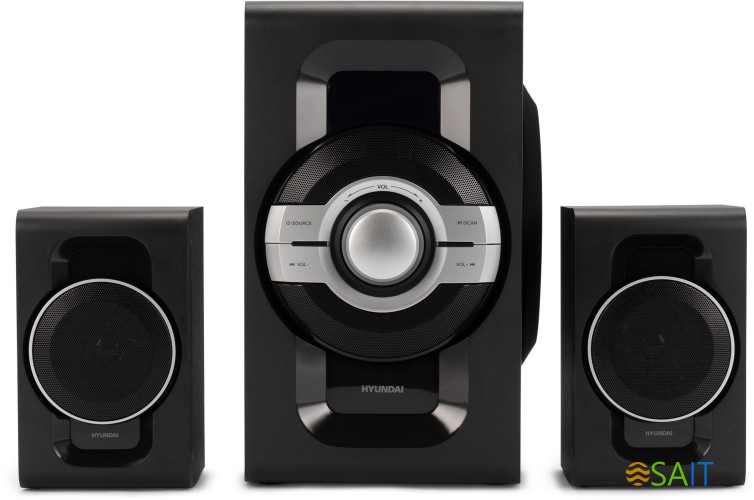 Микросистема Hyundai H-MS1403 черный 60Вт FM USB BT SD