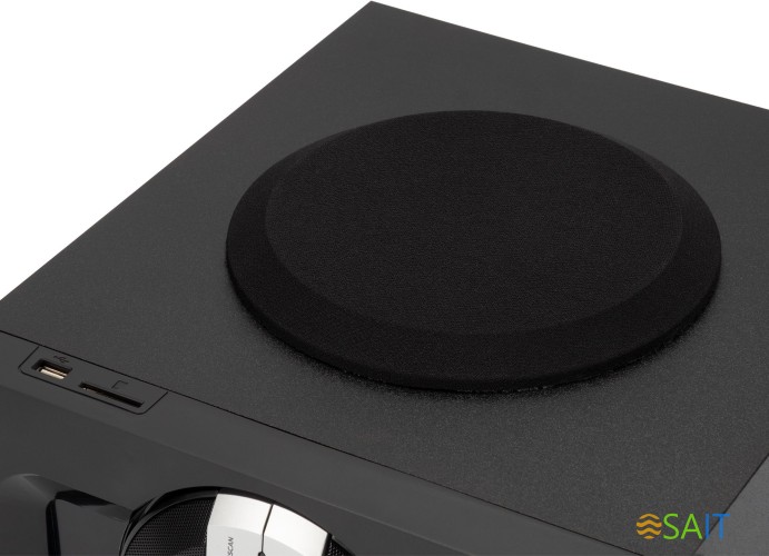 Микросистема Hyundai H-MS1403 черный 60Вт FM USB BT SD