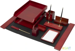 Настольный набор Good Sunrise M9C-25A (9 предметов) красное дерево дерево бордовый/черный