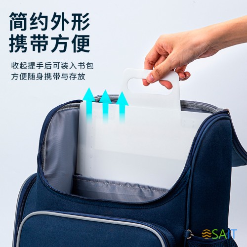 Папка-портфель Deli 72610 7 отдел. A4 полипропилен прозрачный