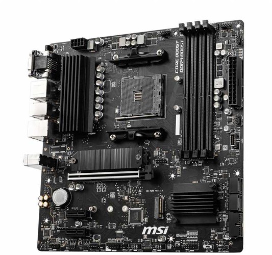 Материнская плата MSI B550M PRO-VDH Soc-AM4 AMD B550 4xDDR4 mATX AC`97 8ch(7.1) GbLAN RAID+VGA+HDMI+DP