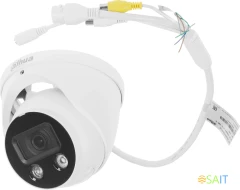 Камера видеонаблюдения IP Dahua DH-IPC-HDW3449HP-AS-PV-0280B-S5 2.8-2.8мм цв. корп.:белый/черный (DH-IPC-HDW3449HP-AS-PV-0280B)