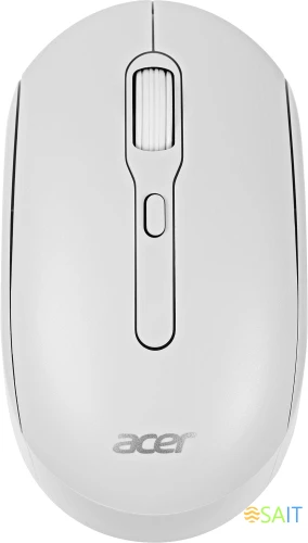 Мышь Acer OMR308 белый оптическая 1600dpi беспров. USB 4but (ZL.MCECC.023)